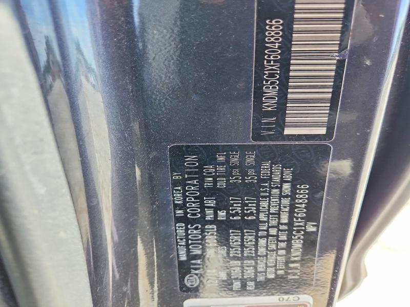 Aukcja sprzedaży 2015 Kia Sedona, vin: KNDMB5C1XF6048866, numer aukcji: 56121206