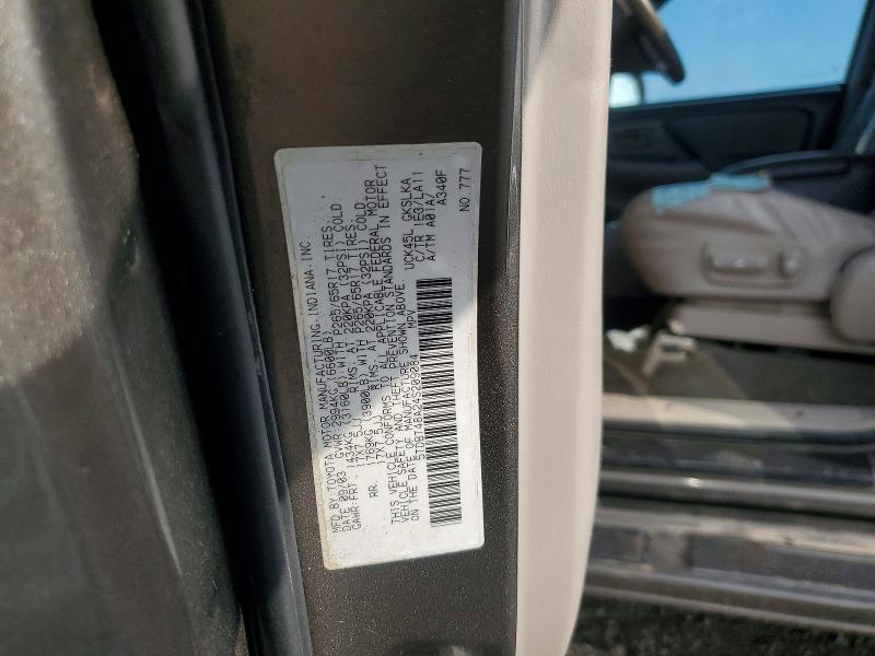 2004 Toyota Sequoia მანქანა იყიდება აუქციონზე, vin: 5TDBT48A24S209084, აუქციონის ნომერი: 56828816