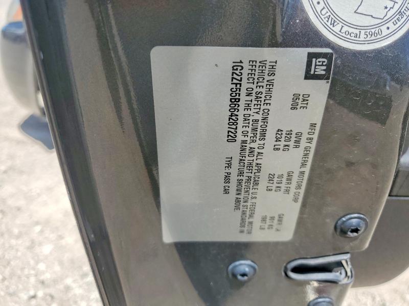 Продажа на аукционе авто 2006 Pontiac G6, vin: 1G2ZF55B664287220, номер лота: 56626486