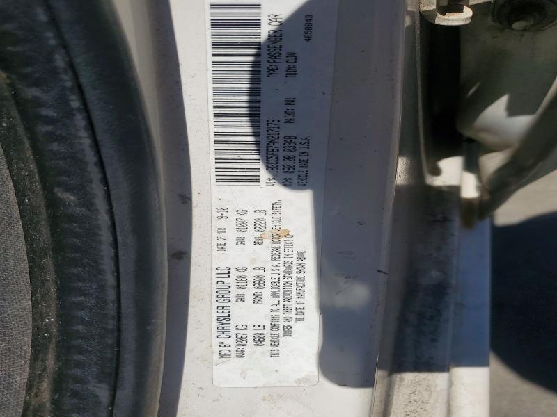 57469876 :رقم المزاد ، 1B3CC5FB7AN217173 vin ، 2010 Dodge Avenger مزاد بيع