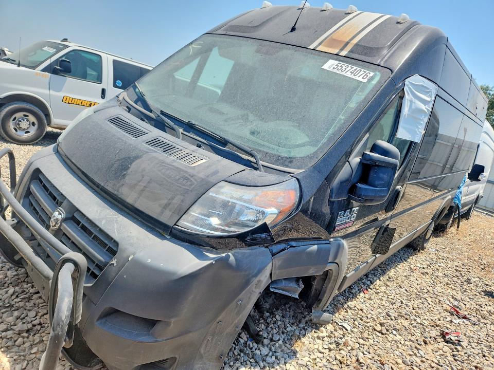 55374076 :رقم المزاد ، 3C6TRVPG5EE126265 vin ، 2014 Ram Promaster 2500 مزاد بيع