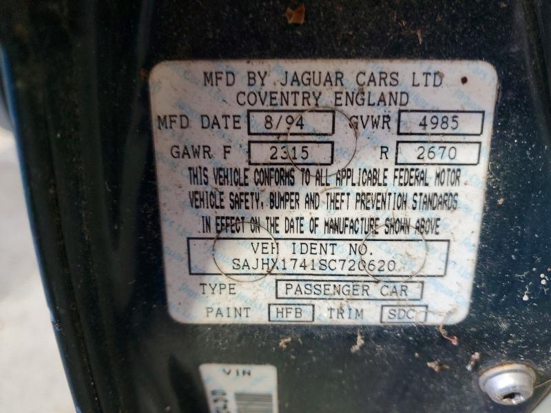Продажа на аукционе авто 1995 Jaguar Xj6, vin: SAJHX1741SC720620, номер лота: 58431156