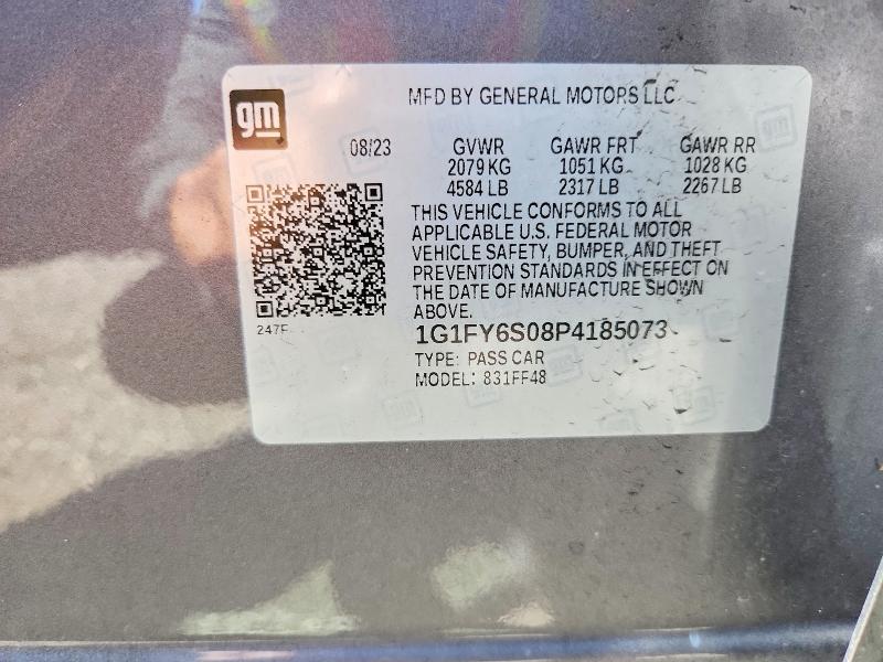 Продаж на аукціоні авто 2023 Chevrolet Bolt Euv, vin: 1G1FY6S08P4185073, номер лоту: 59100086