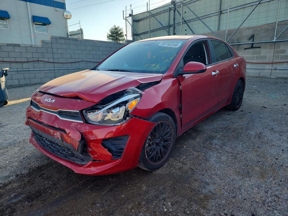 Auction sale of the 2022 Kia Rio, vin: 3KPA24AD4NE483417, lot number: 57782346