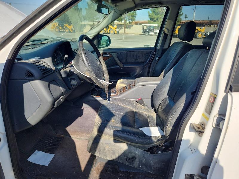 2000 Mercedes-benz Ml მანქანა იყიდება აუქციონზე, vin: 4JGAB54E8YA152692, აუქციონის ნომერი: 55596176