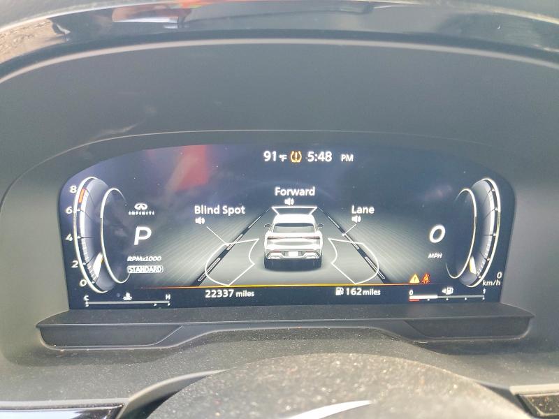 58378186 :رقم المزاد ، 5N1DL1FR9RC350593 vin ، 2024 Infiniti Qx60 مزاد بيع