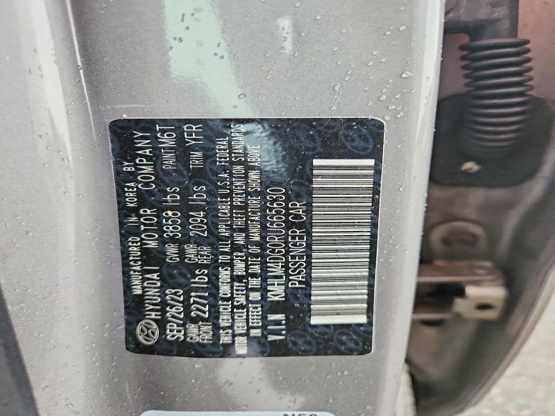 2024 Hyundai Elantra მანქანა იყიდება აუქციონზე, vin: KMHLM4DG0RU665630, აუქციონის ნომერი: 57933086