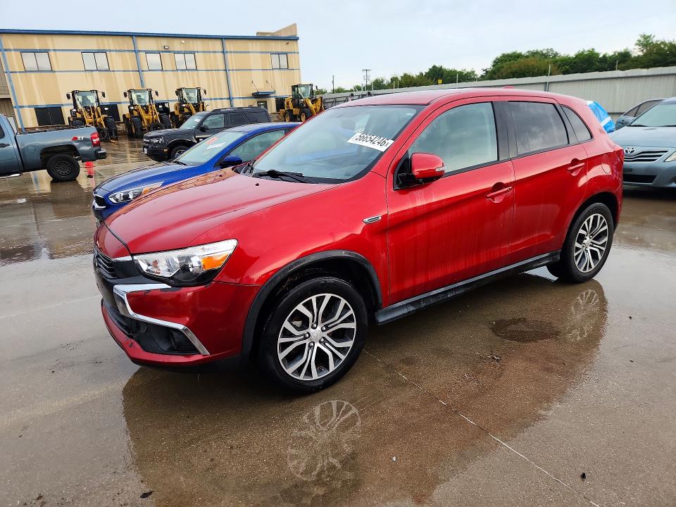 2017 Mitsubishi Outlander Sport მანქანა იყიდება აუქციონზე, vin: JA4AP3AU1HZ026871, აუქციონის ნომერი: 56654246