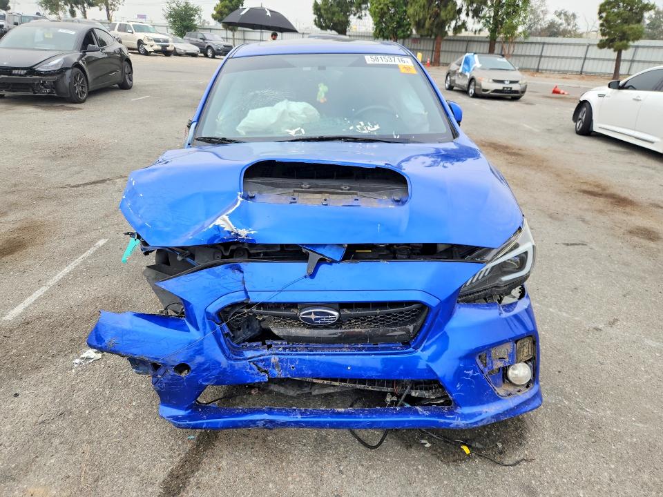 Продажа на аукционе авто 2017 Subaru Wrx, vin: JF1VA1E61H9833065, номер лота: 58153716