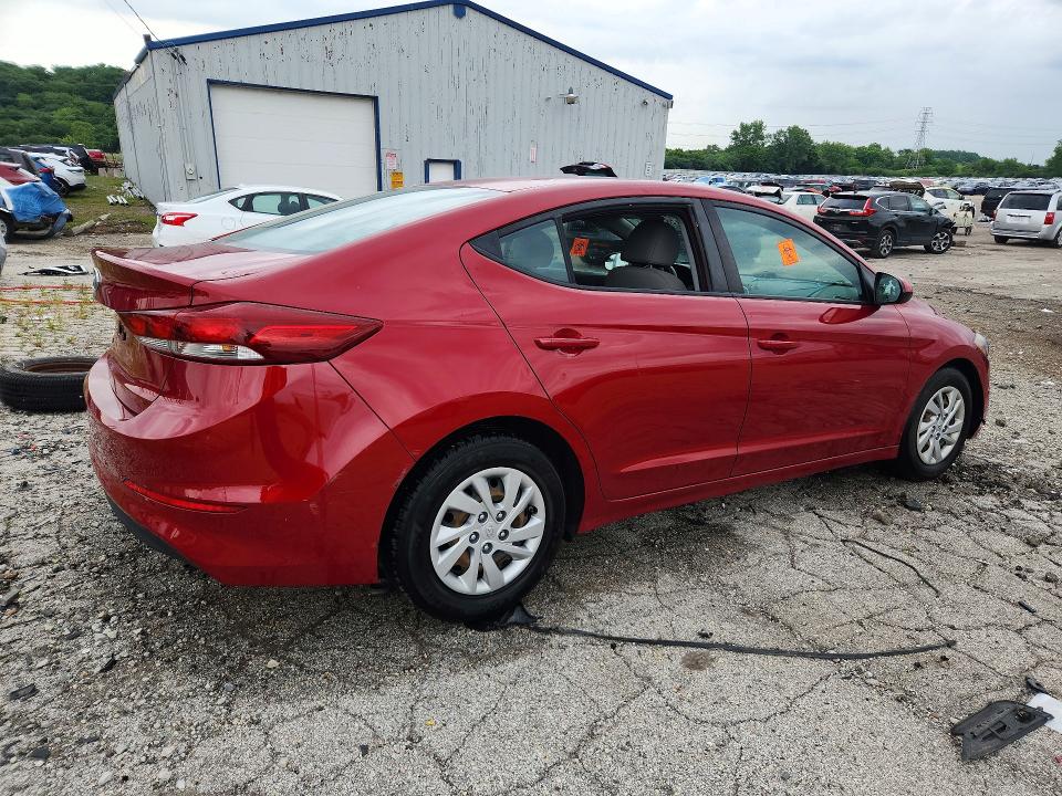 58330786 :رقم المزاد ، KMHD74LFXJU453911 vin ، 2018 Hyundai Elantra مزاد بيع