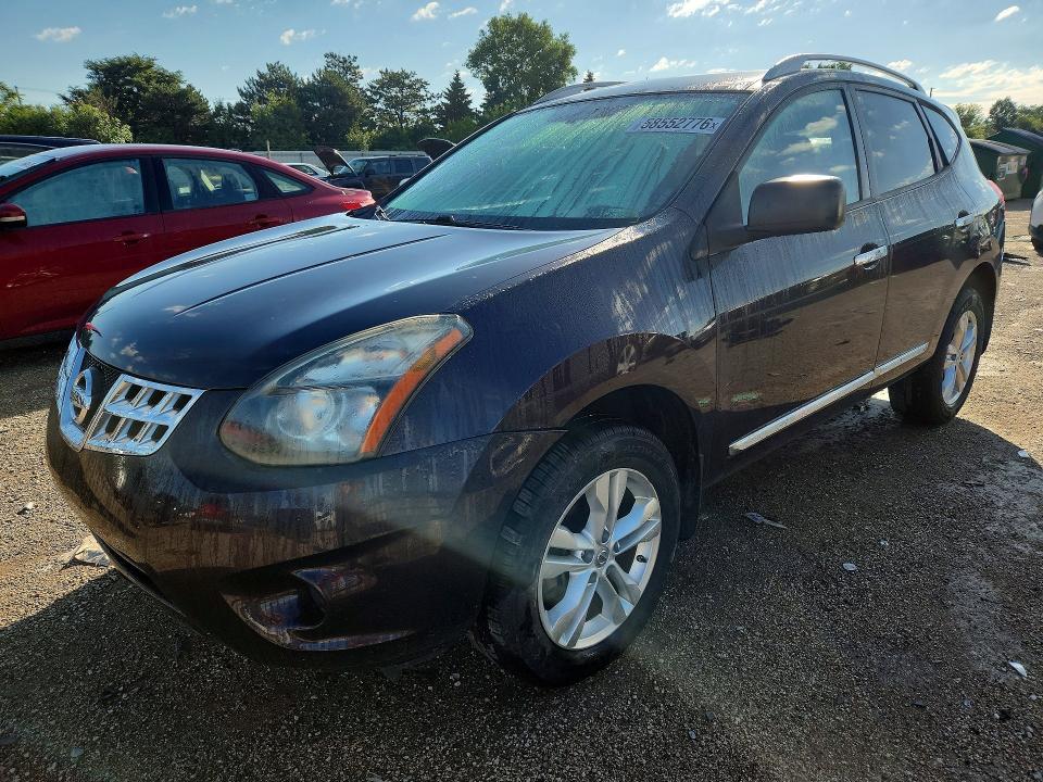 58552776 :رقم المزاد ، JN8AS5MV1FW755640 vin ، 2015 Nissan Rogue Select مزاد بيع