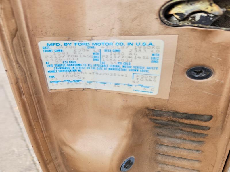 Продажа на аукционе авто 1988 Ford Ranger, vin: 1FTCR14T9JPB25441, номер лота: 56487476