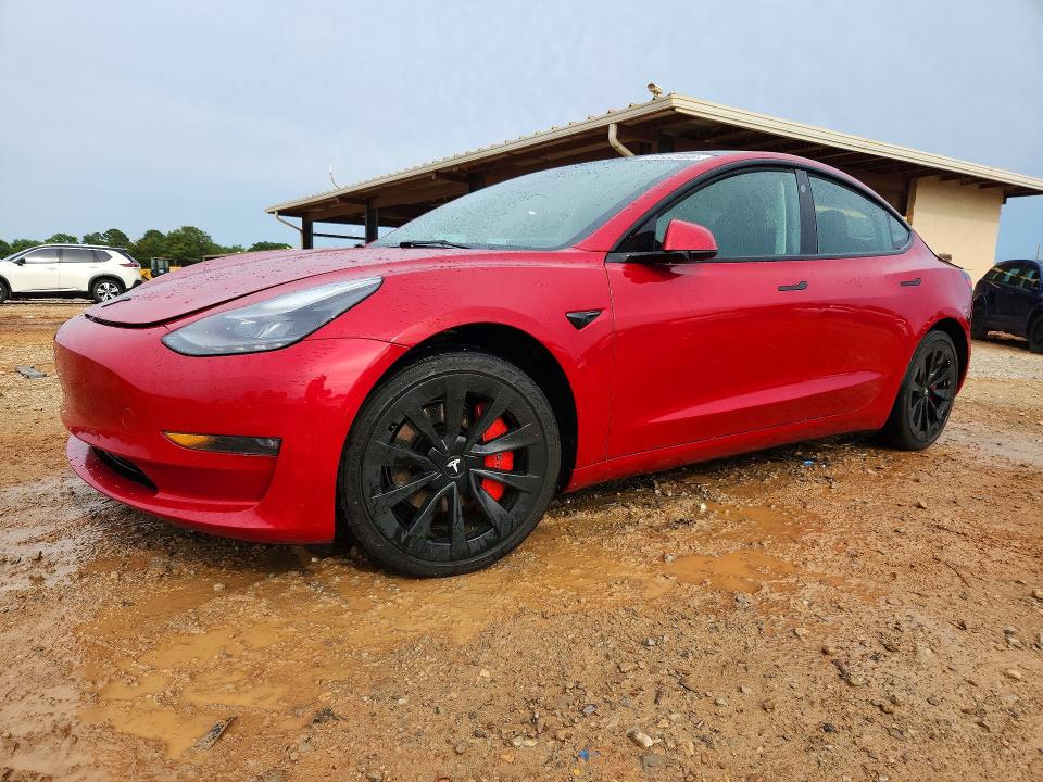 Auction sale of the 2022 Tesla Model 3, vin: 5YJ3E1EB3NF186060, lot number: 55603466