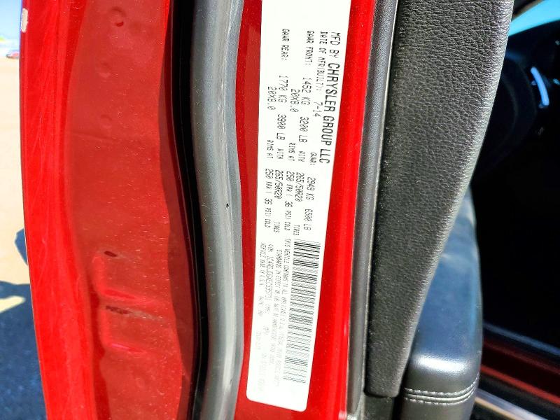 56776276 :رقم المزاد ، 1C4RDJDGXEC595731 vin ، 2014 Dodge Durango مزاد بيع