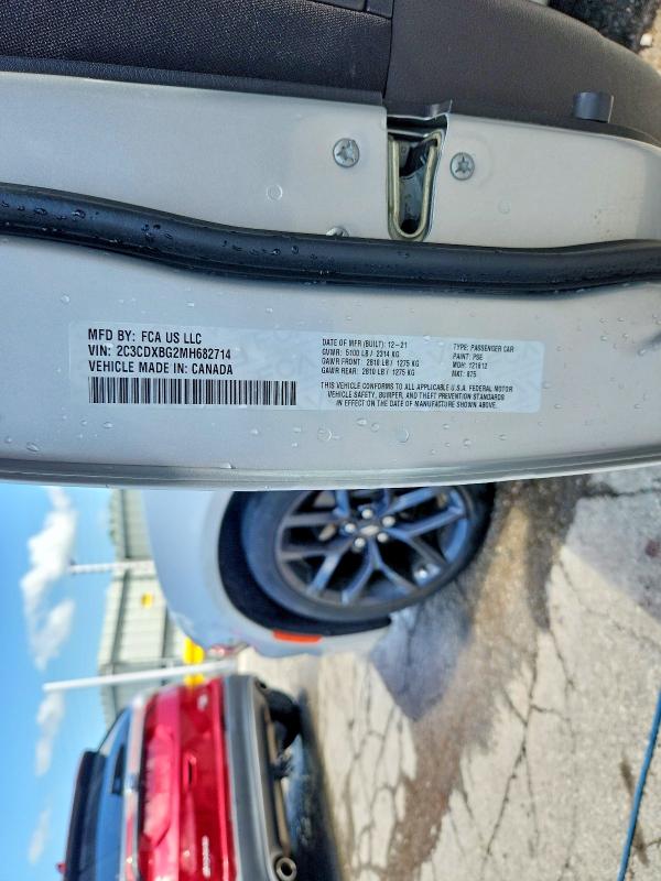 2021 Dodge Charger მანქანა იყიდება აუქციონზე, vin: 2C3CDXBG2MH682714, აუქციონის ნომერი: 54896026