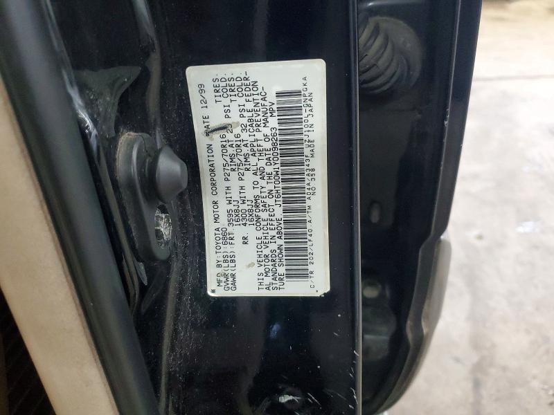 Aukcja sprzedaży 2000 Lexus Lx, vin: JT6HT00W1Y0098263, numer aukcji: 56365216
