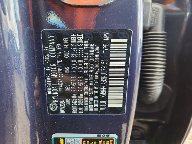 Продаж на аукціоні авто 2024 Hyundai Kona, vin: KM8HBCAB3RU179151, номер лоту: 58950596