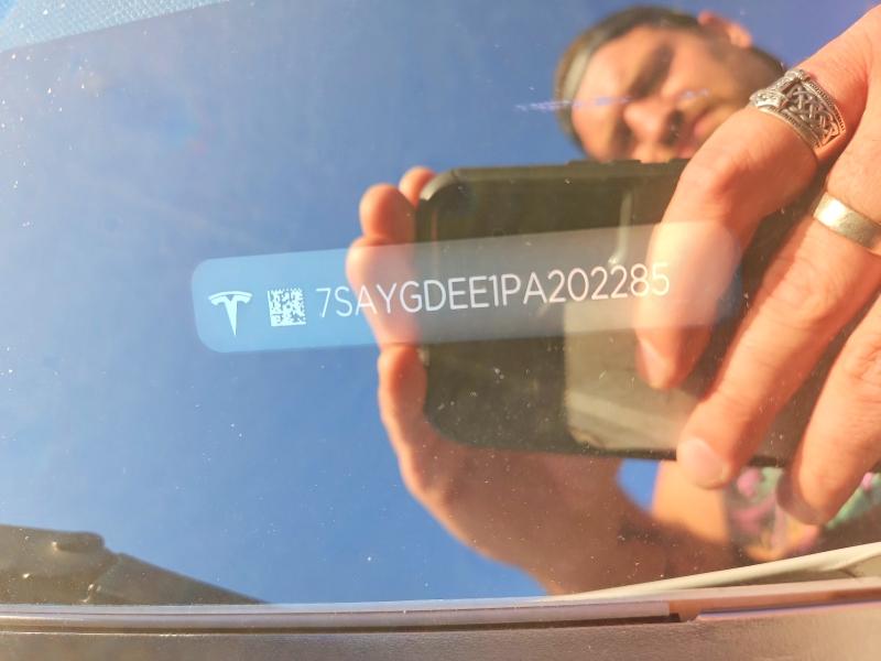 Продажа на аукционе авто 2023 Tesla Model Y, vin: 7SAYGDEE1PA202285, номер лота: 57136066