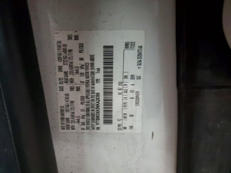 Auction sale of the 2022 Ford Transit, vin: 1FTBW3XK5NKA28386, lot number: 55849716