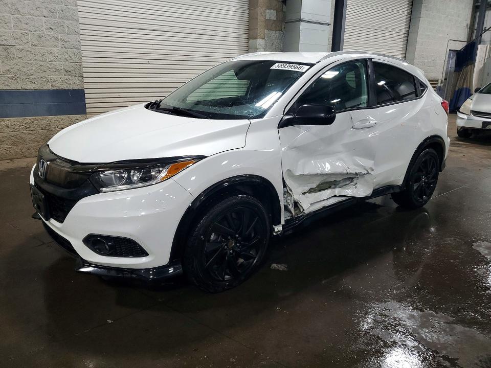 58939566 :رقم المزاد ، 3CZRU6H18NM710709 vin ، 2022 Honda Hr-v مزاد بيع