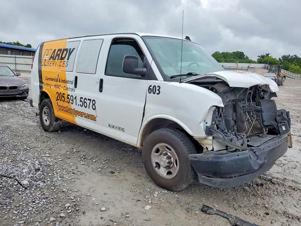 2020 Chevrolet Express G2500 მანქანა იყიდება აუქციონზე, vin: 1GCWGAFG9L1212474, აუქციონის ნომერი: 57486866