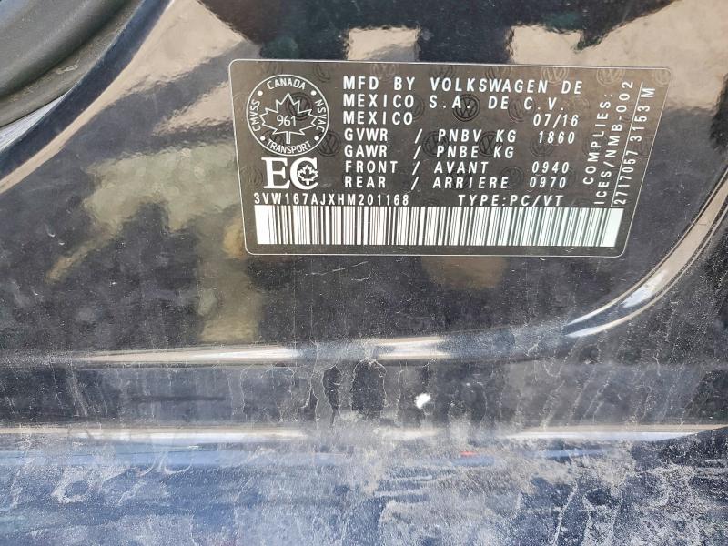 Продажа на аукционе авто 2017 Volkswagen Jetta, vin: 3VW167AJXHM201168, номер лота: 56855326