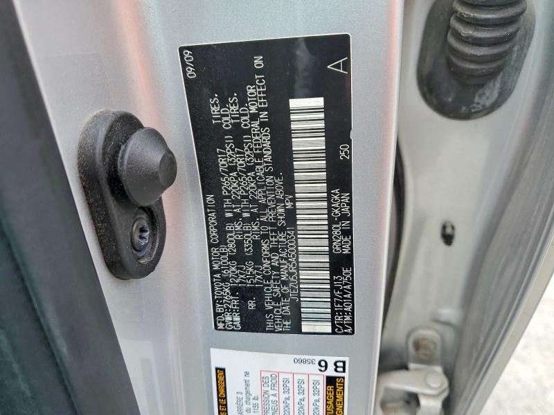 2010 Toyota 4runner მანქანა იყიდება აუქციონზე, vin: JTEZU5JR5A5000341, აუქციონის ნომერი: 56093006