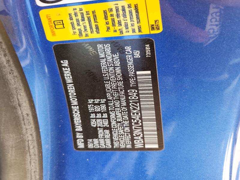 2014 Bmw 428 მანქანა იყიდება აუქციონზე, vin: WBA3N7C54EK221849, აუქციონის ნომერი: 59283056