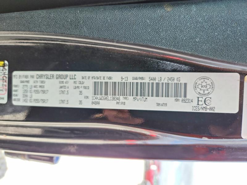 2014 Jeep Wrangler Unlimited მანქანა იყიდება აუქციონზე, vin: 1C4HJWDG0EL138346, აუქციონის ნომერი: 57816556