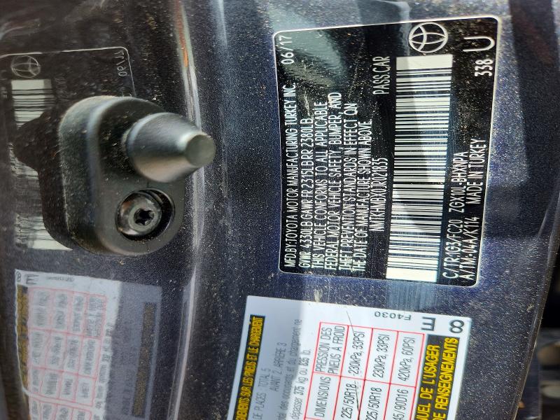 56687876 :رقم المزاد ، NMTKHMBX0JR021835 vin ، 2018 Toyota C-hr مزاد بيع