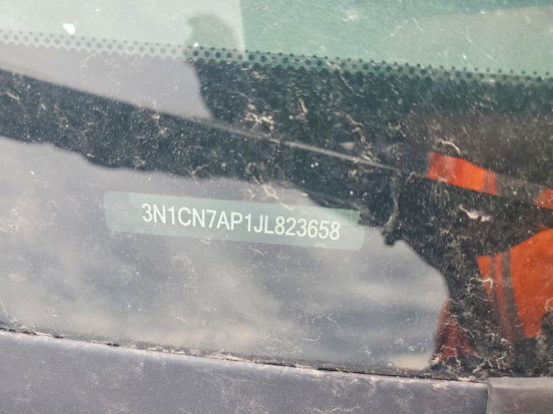 2018 Nissan Versa მანქანა იყიდება აუქციონზე, vin: 3N1CN7AP1JL823658, აუქციონის ნომერი: 57139506