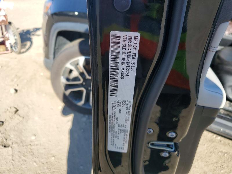 2022 Jeep Compass მანქანა იყიდება აუქციონზე, vin: 3C4NJDCB1NT227361, აუქციონის ნომერი: 55641776