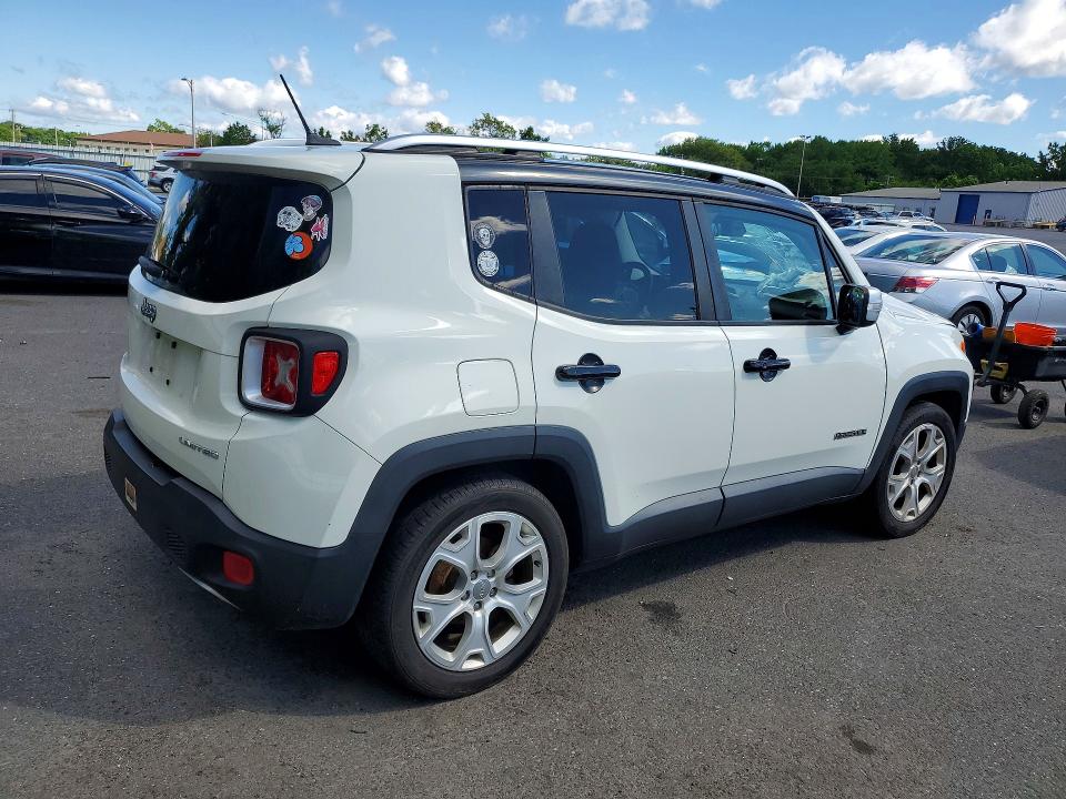 2017 Jeep Renegade მანქანა იყიდება აუქციონზე, vin: ZACCJADB2HPE47821, აუქციონის ნომერი: 57221046