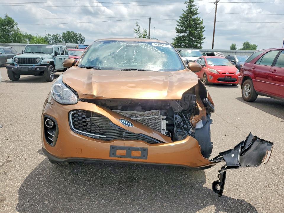 2019 Kia Sportage მანქანა იყიდება აუქციონზე, vin: KNDPMCAC5K7539334, აუქციონის ნომერი: 58289446