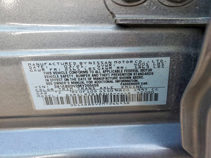 Aukcja sprzedaży 2021 Nissan Sentra, vin: 3N1AB8DV2MY266458, numer aukcji: 56670666