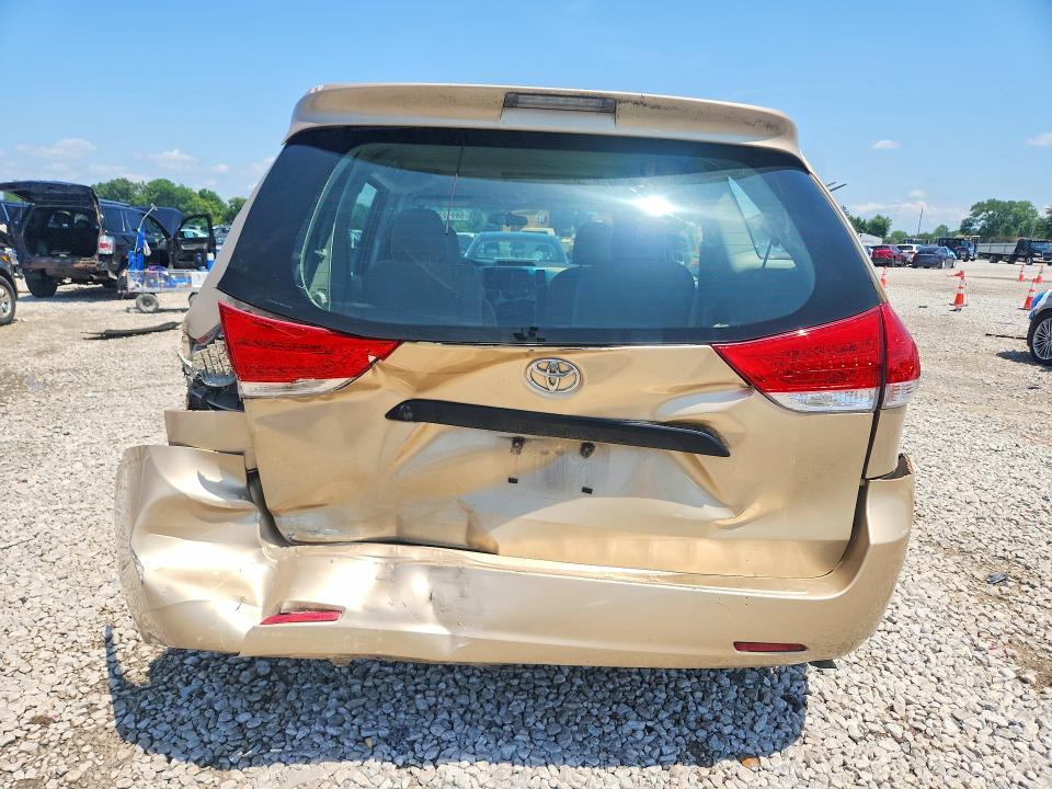 Aukcja sprzedaży 2011 Toyota Sienna, vin: 5TDZK3DC7BS020785, numer aukcji: 58912346