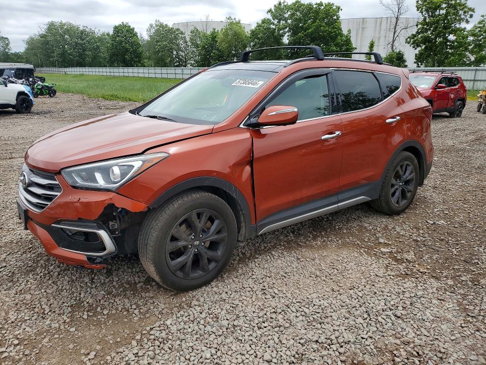 Продажа на аукционе авто 2018 Hyundai Santa Fe Sport, vin: 5XYZWDLAXJG520719, номер лота: 57385846