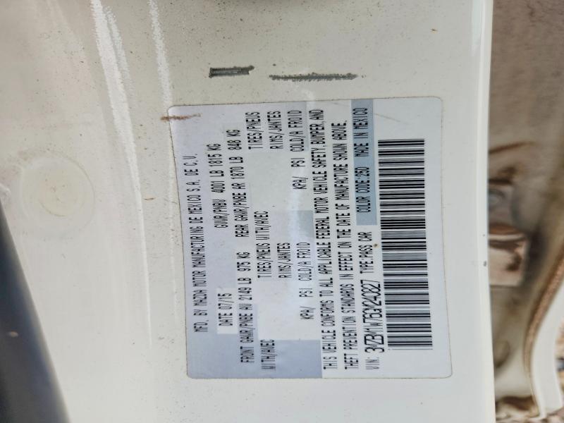 57067376 :رقم المزاد ، 3MZBM1W76GM240827 vin ، 2016 Mazda 3 مزاد بيع
