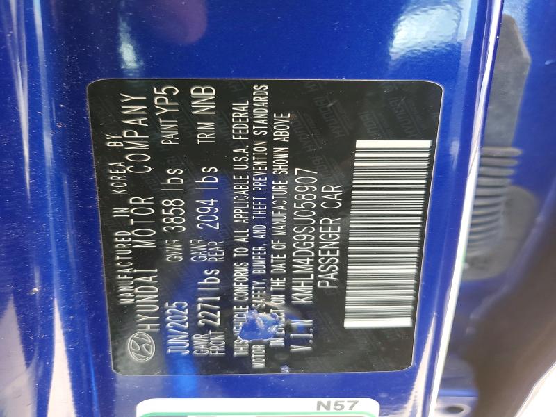 2025 Hyundai Elantra მანქანა იყიდება აუქციონზე, vin: KMHLM4DG9SU058907, აუქციონის ნომერი: 63781836