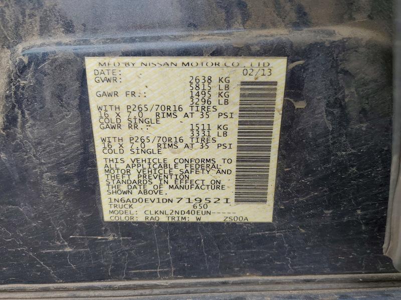 Продаж на аукціоні авто 2013 Nissan Frontier, vin: 1N6AD0EV1DN719521, номер лоту: 58558906