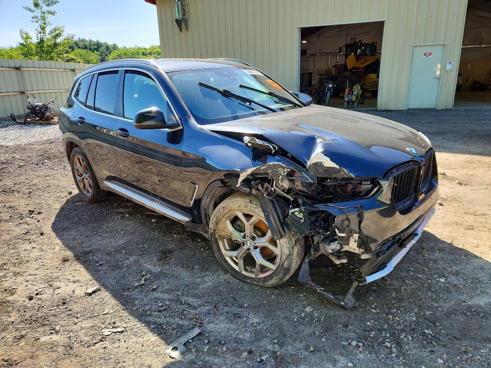 2022 Bmw X3 მანქანა იყიდება აუქციონზე, vin: 5UX43DP05N9J77733, აუქციონის ნომერი: 55697966