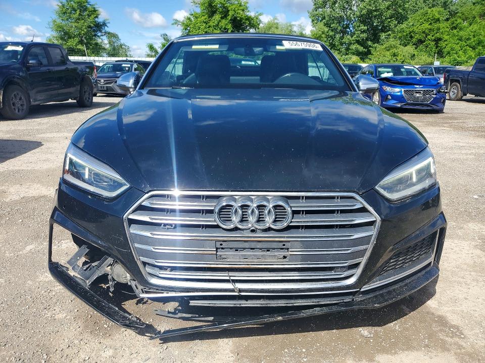 Продажа на аукционе авто 2018 Audi S5, vin: WAU24GF54JN007690, номер лота: 55675906