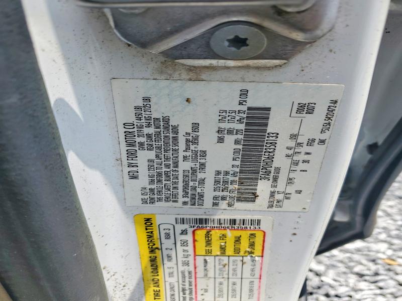 Aukcja sprzedaży 2014 Ford Fusion, vin: 3FA6P0HD6ER358133, numer aukcji: 56841806