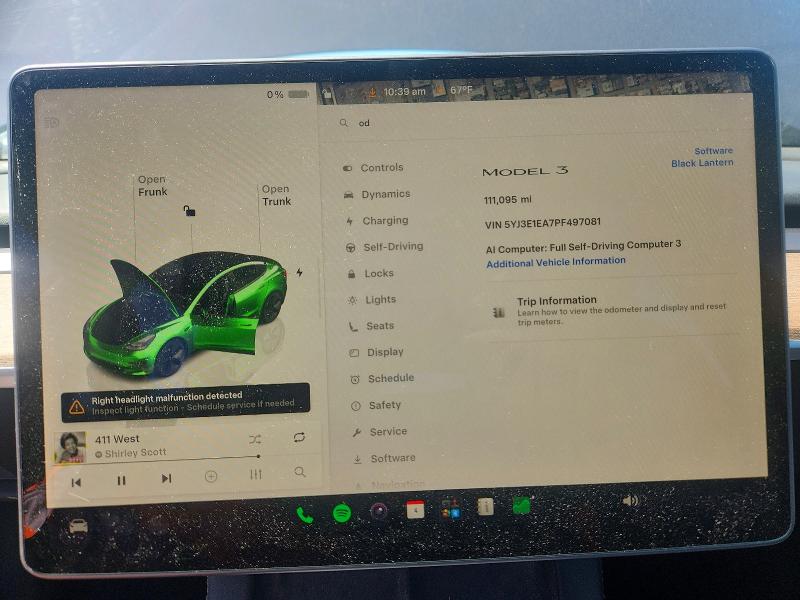 Aukcja sprzedaży 2023 Tesla Model 3, vin: 5YJ3E1EA7PF497081, numer aukcji: 56068566