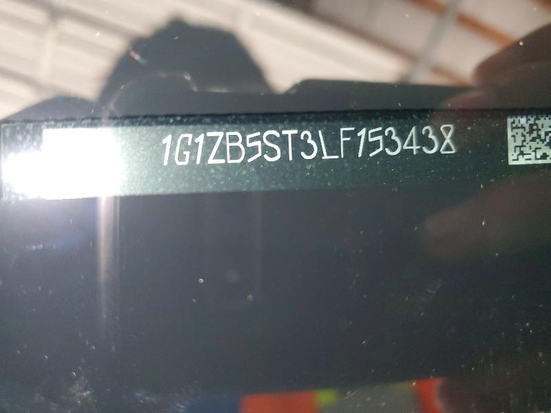 Aukcja sprzedaży 2020 Chevrolet Malibu, vin: 1G1ZB5ST3LF153438, numer aukcji: 57186796