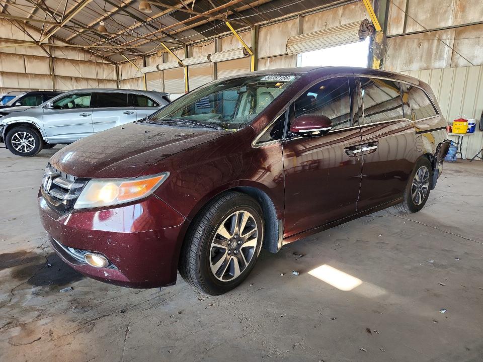 55757156 :رقم المزاد ، 5FNRL5H92FB050701 vin ، 2015 Honda Odyssey مزاد بيع