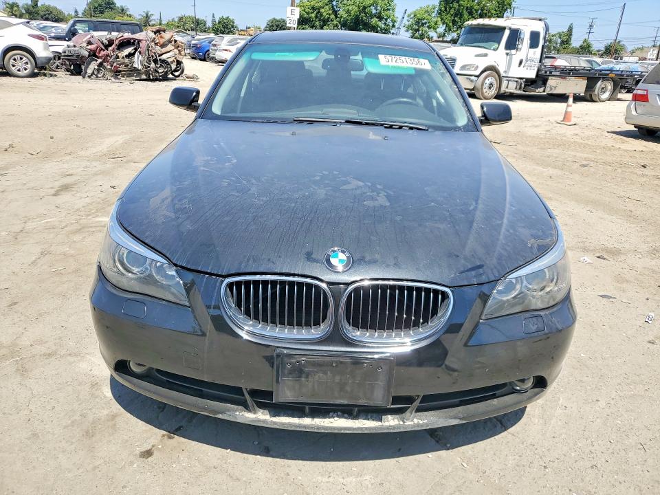 2007 Bmw 530 მანქანა იყიდება აუქციონზე, vin: WBANE73507CM53130, აუქციონის ნომერი: 57251356