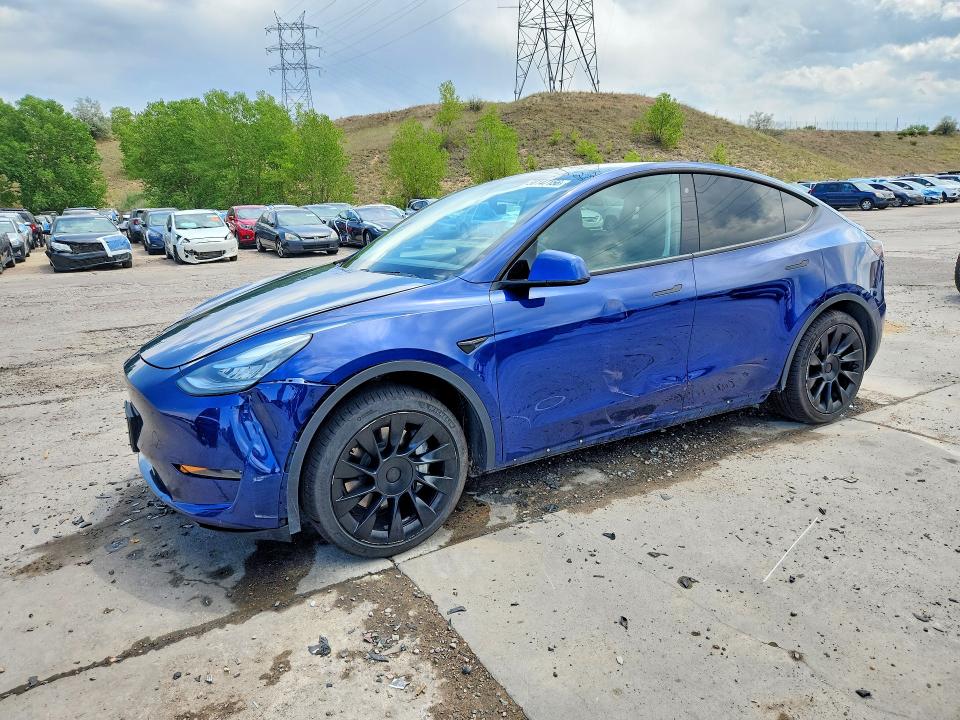 Продажа на аукционе авто 2020 Tesla Model Y, vin: 5YJYGDEEXLF033944, номер лота: 58147156