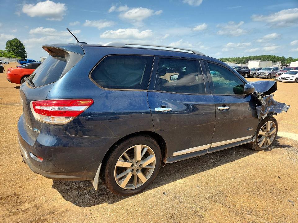 2014 Nissan Pathfinder Hybrid მანქანა იყიდება აუქციონზე, vin: 5N1CR2MN1EC631488, აუქციონის ნომერი: 58295326
