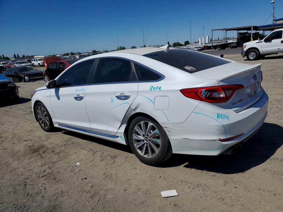 2015 Hyundai Sonata მანქანა იყიდება აუქციონზე, vin: 5NPE34AF1FH051994, აუქციონის ნომერი: 57676996